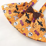 0-18M Baby Girl Halloween Long Sleeves Straps 2 Pcs Sets