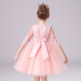 3-12T Kid Girl Piano Princess Wedding All Seasons Dresses