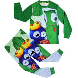 Kid Boy Long-sleeved Home Rainbow Friends Pajamas Set