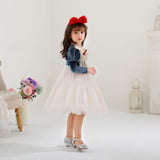 Kid Baby Girl Puffy Western Style Dress