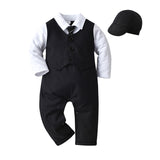 Baby Boy Suit Gentleman Formal Long Sleeve 2 Pcs Sets