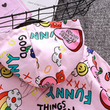 Kid Baby Girl Jacket Cardigan Windbreak Spring Print Cartoon Coats