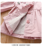 Kid Baby Girl Spring Autumn Flower Hooded Coats