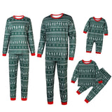 Family Matching Christmas Printed Pattern Parent-child Pajamas