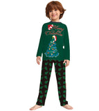 Family Matching Parent-child Christmas Holiday Christmas Tree Pajamas