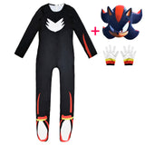 Kid Boy Border Source Sonic Halloween Party Role Cosplay Rompers