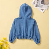 1-6Y Kid Baby Girls Denim Jacket Coats Cardigan Top