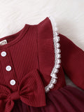 Kid Baby Girls Fall Winter Korean Dresses