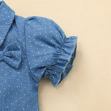 Baby Girls Fashion Suspender Suit 2 Pcs Suits Set