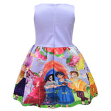 Kid Girl Bow Magic Full House Encanto Dresses