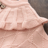 Kid Baby Girl Autumn Diamond Pullover Sweaters