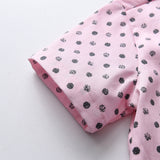 Kid Baby Boy Gentleman Set Vintage Polka Dot Short Sleeve 2 Pcs Sets