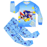 Kid Boy Autumn Home Suit Sonic Hedgehog Pajamas
