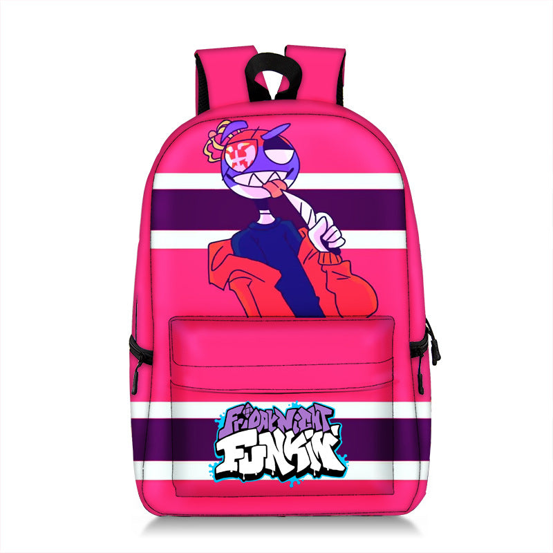 Kid Backpack Friday Night Funk Polyester Fashion Full Print Schoolbags
