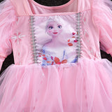 Kid Baby Girls Birthday Trendy Frozen Aissa Dress