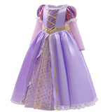 Kid Baby Girls Evening Europe And United States Rapunzel Long Sleeve Halloween Dresses