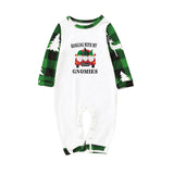 Family Matching Parent-child Plaid Stitching Printed Suit 2 Pcs Sets