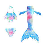 Kid Girl Mermaid Tail Spring Swimsuit