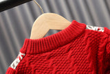 Kid Baby Girl Knitted Bottoming Christmas Sweaters