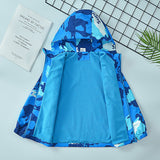 Kid Boy Jacket Thin Velvet Spring Autumn Coats