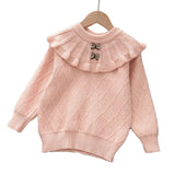 Kid Baby Girl Autumn Diamond Pullover Sweaters