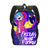 Friday Night Fangke Student Schoolbag Polyester Printed Backpack Bags