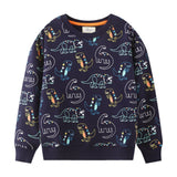 Kid Baby Boy Pullover Round Neck Knit Long Sleeve Shirts Tops