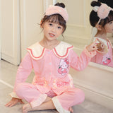 Kid Baby Girl Spring Autumn Pajamas Cute Cartoon Home Wear