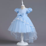 Kid Girl Tuxedo Flower Princess Lace Dress