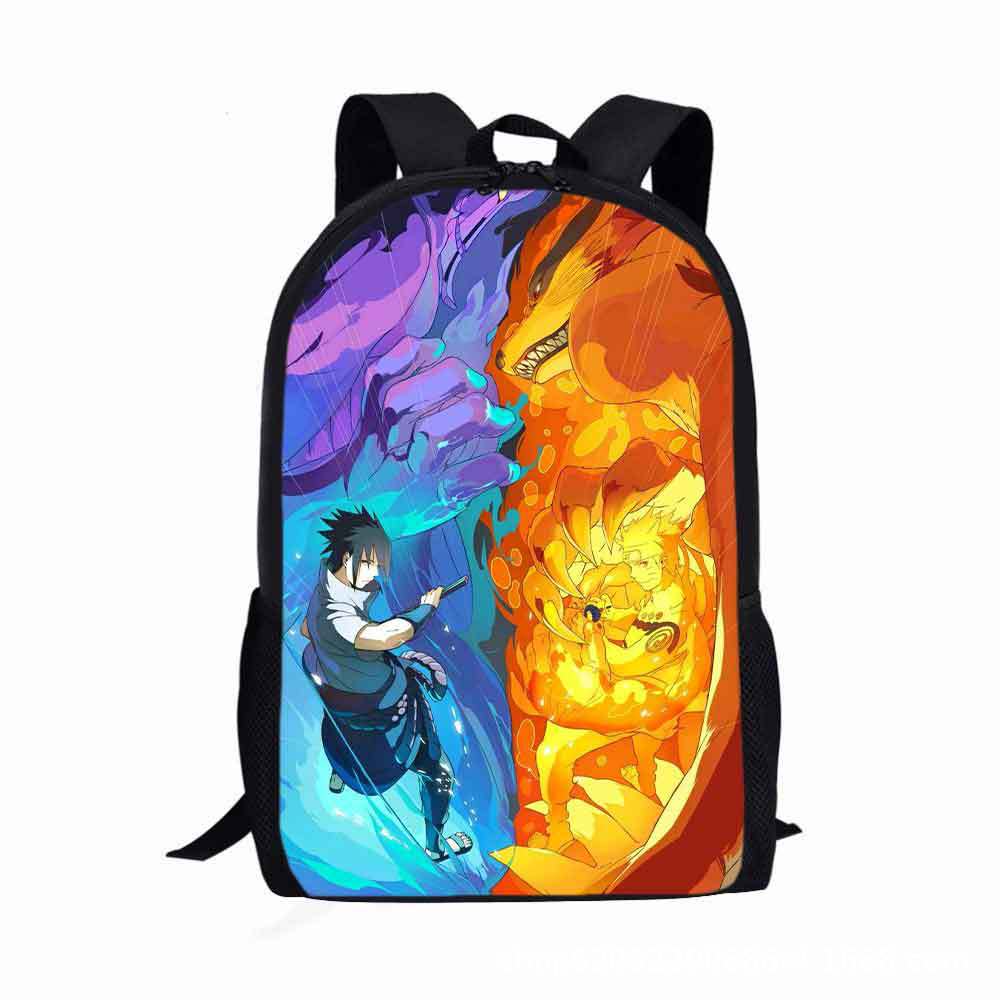 Kid Elementary School Backpack Narut Large Bags