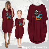 Family Matching Parent-child Autumn Halloween Mother-daughter Dress