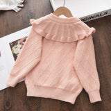 Kid Baby Girl Autumn Diamond Pullover Sweaters