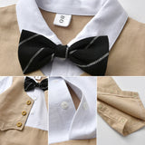 Baby Boy Suit Gentleman Formal Long Sleeve 2 Pcs Sets