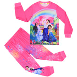 Kid Baby Girl Magic Full House Encanto Suit Long Sleeved Pajamas 2 Pcs Suits