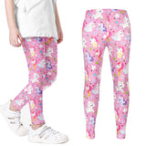 Kid Girls Spring Autumn Mosquito Repellent Pants Printed Leggings