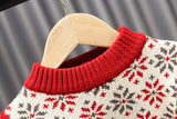 Kid Baby Girl Knitted Bottoming Christmas Sweaters