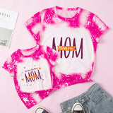 Family Matching Mother Daughter Short Sleeves T-shirt