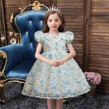 Kid Baby Girl Princess Gauze Flower Dresses