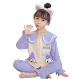 Kid Baby Girl Spring Autumn Pajamas Cute Cartoon Home Wear