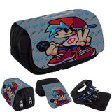 Kid Pen Case Primary School Printed Double Flap Stationery Bag