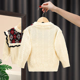 Kid Baby Girl Knitted Bottoming Christmas Sweaters