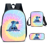Kid Stephanie Peripheral Stitch School Bags 3 Packs