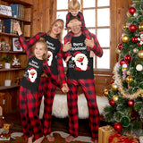 Family Matching Christmas Home Parent-child Christmas Pajamas