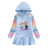Kid Baby Girl Ice Long Sleeve Autumn Casual Dresses