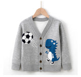 Kid Baby Boy Knitted Cardigan Cartoon Sweaters