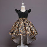 Kid Baby Girl Short Sleeve Princess Sequined Dresses