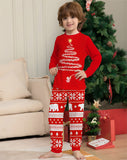 Family Matching Christmas Long Sleeve Cartoon Pajamas