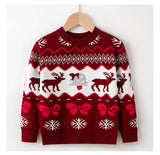 Kid Baby Boy Girl Autumn Winter Christmas Deer Sweater