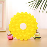 Kid Zero Wallet Pressing Silicone Sunflower Strawberry Pineapple Mini Cute Bag
