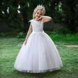 Kid Girl Princess Wedding Pompous Gauze Performance Dresses